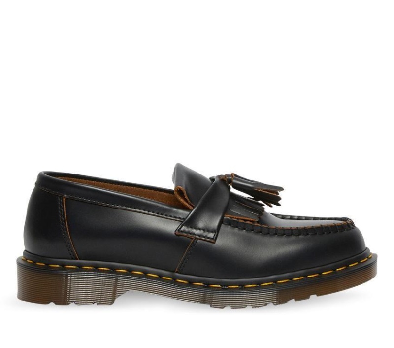 Black Quilon Dr.martens Botas Adrian Tassel Loafer
