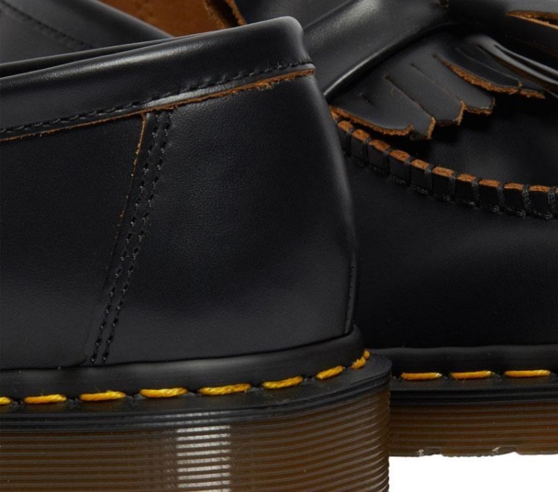 Black Quilon Dr.martens Botas Adrian Tassel Loafer