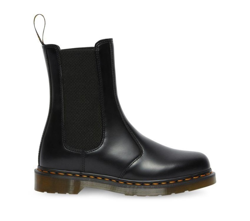 Botas Chelsea Hi 2976 Negras Lisas Dr.Martens Boots