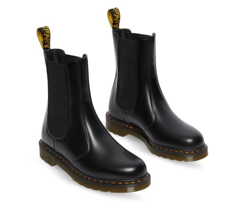 Botas Chelsea Hi 2976 Negras Lisas Dr.Martens Boots