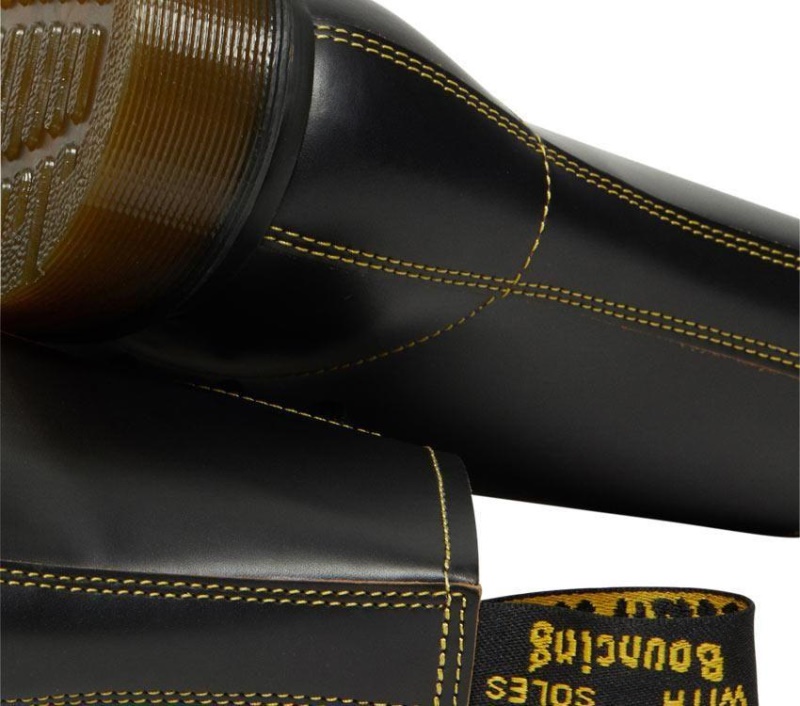 Negro Vintage Smooth Dr.martens Botas Pharamond Boot