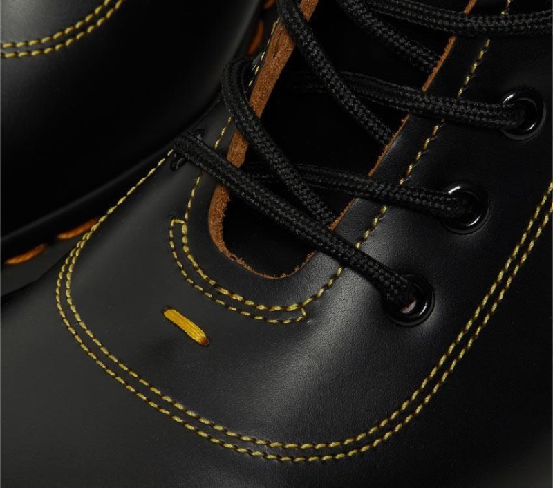 Negro Vintage Smooth Dr.martens Botas Pharamond Boot