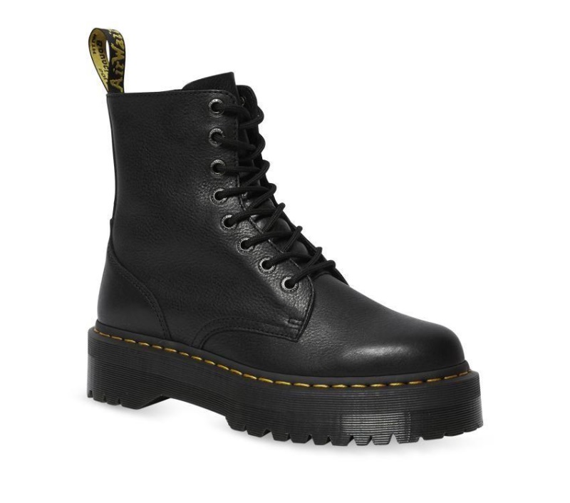 Dr.martens Negro Pisa Jadon Pisa Botas De Cuero