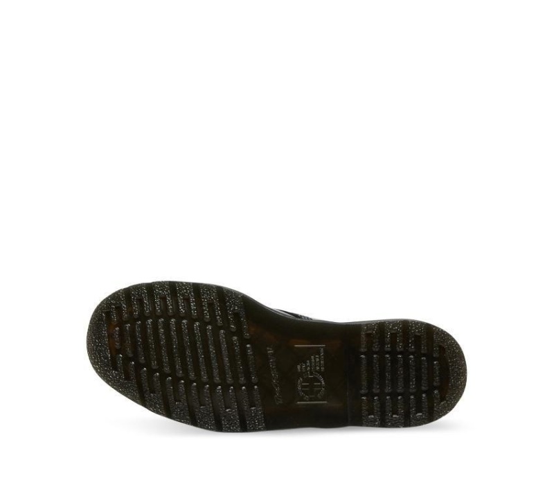 Dr.martens Botas Vegan 1460 Boot Black/dms Green Gloss Pull Up