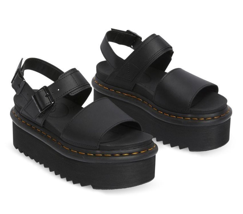 Dr.martens Botas Voss Quad Sandal Negro Hidro