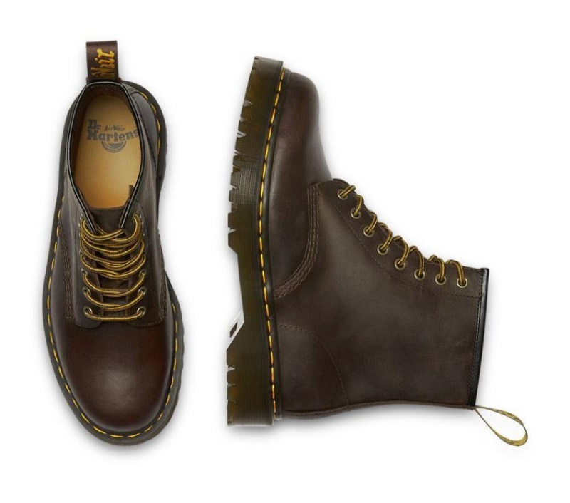 1460 Bex Crazy Horse Marrón Oscuro Crazy Horse Dr.martens Botas