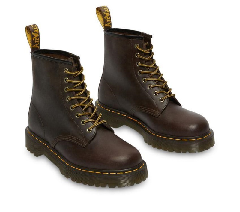 1460 Bex Crazy Horse Marrón Oscuro Crazy Horse Dr.martens Botas