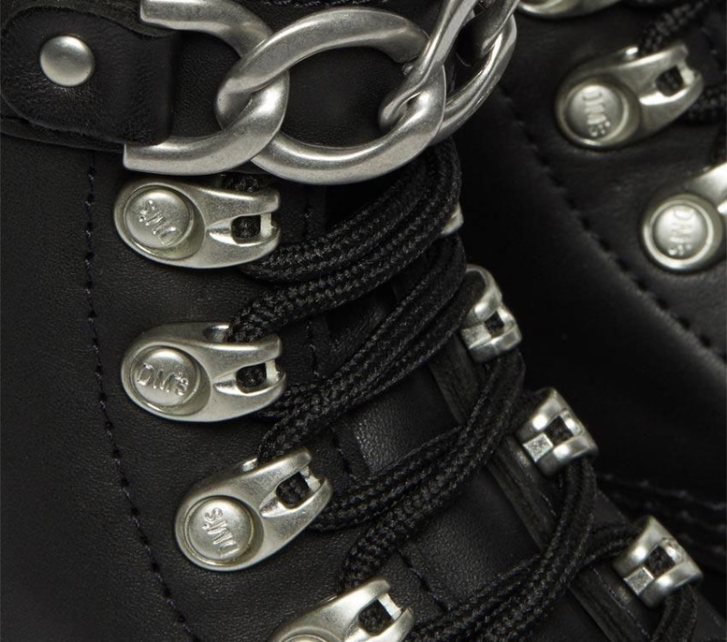 1460 Cadena Pascal Dr Martens Botas Sandalia Negro