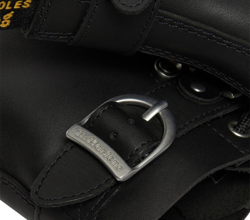 1460 Cadena Pascal Dr Martens Botas Sandalia Negro