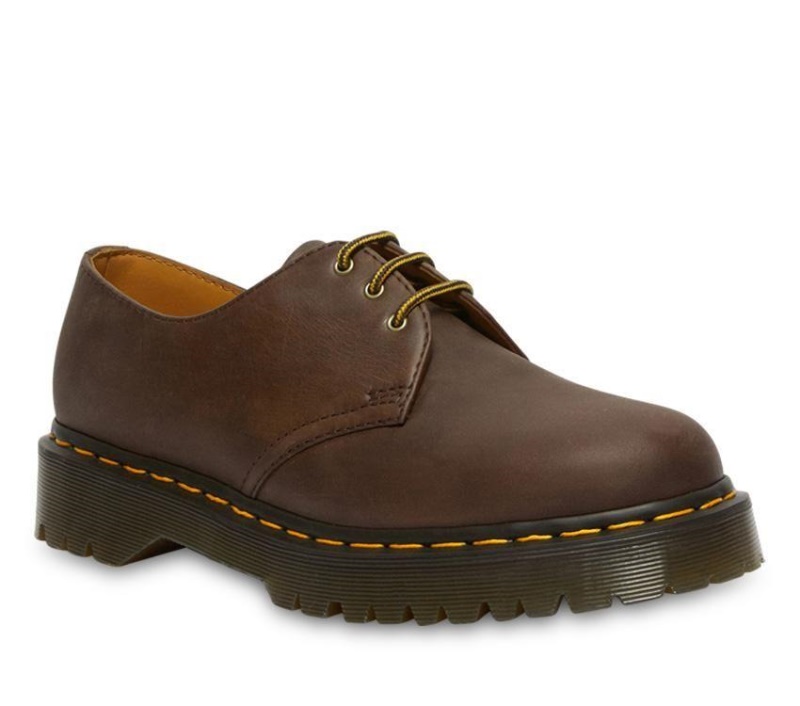 1461 Bex Crazy Horse Marrón Oscuro Crazy Horse Dr.martens Botas