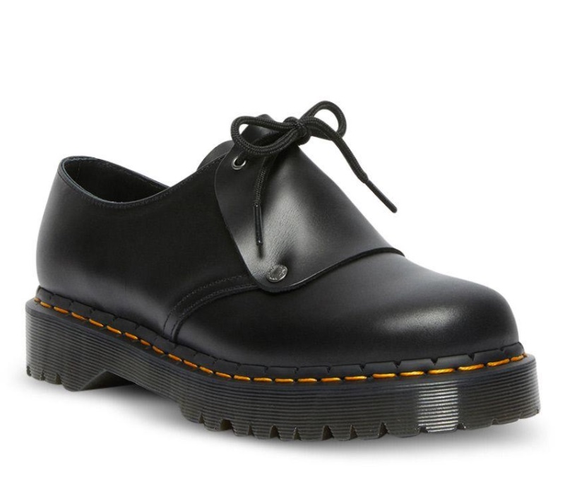 1461 Bex Notched Welt Soso Dr.martens Negro Soso Botas