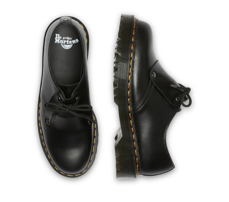 1461 Bex Notched Welt Soso Dr.martens Negro Soso Botas