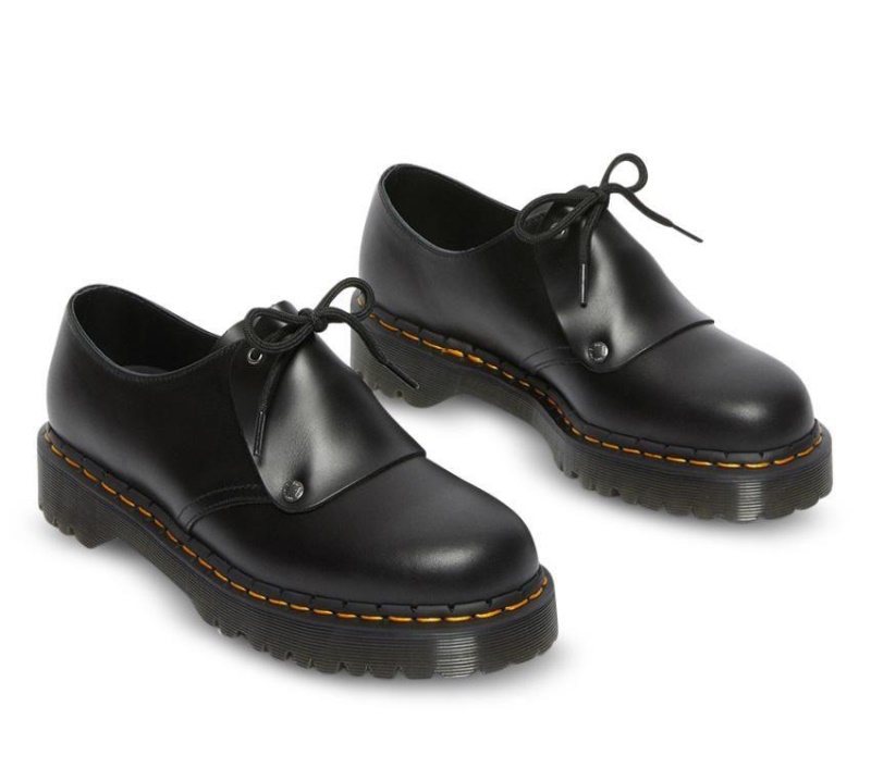 1461 Bex Notched Welt Soso Dr.martens Negro Soso Botas
