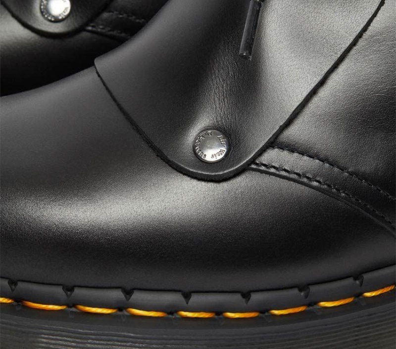 1461 Bex Notched Welt Soso Dr.martens Negro Soso Botas