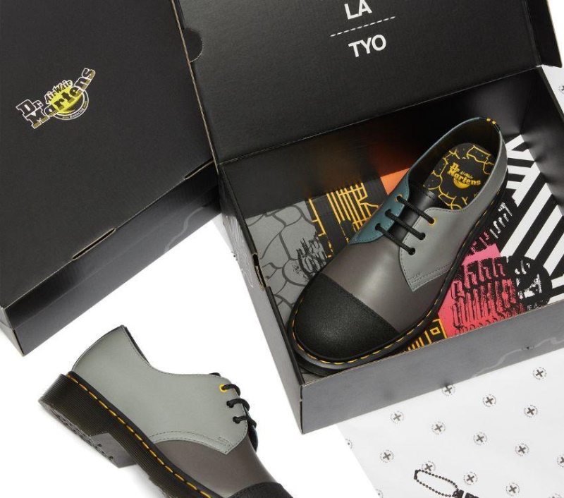 Dr.martens 1461 London Black/charcoal Botas