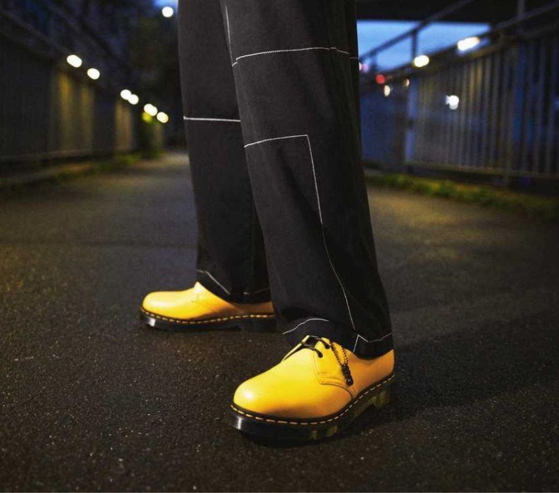 1461 New York Amarillo/negro Dr.martens Botas