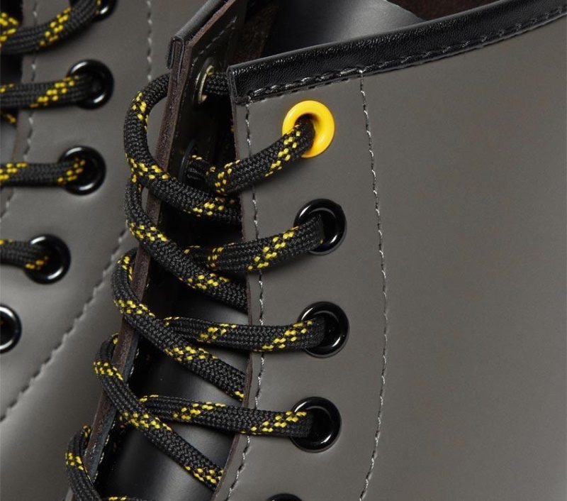 Dr.martens Black/charcoal Smooth 1460 Smooth Clash Botas