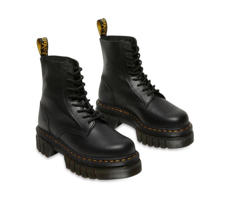 Negro Napa Lux Dr.martens Botas Audrick Boot