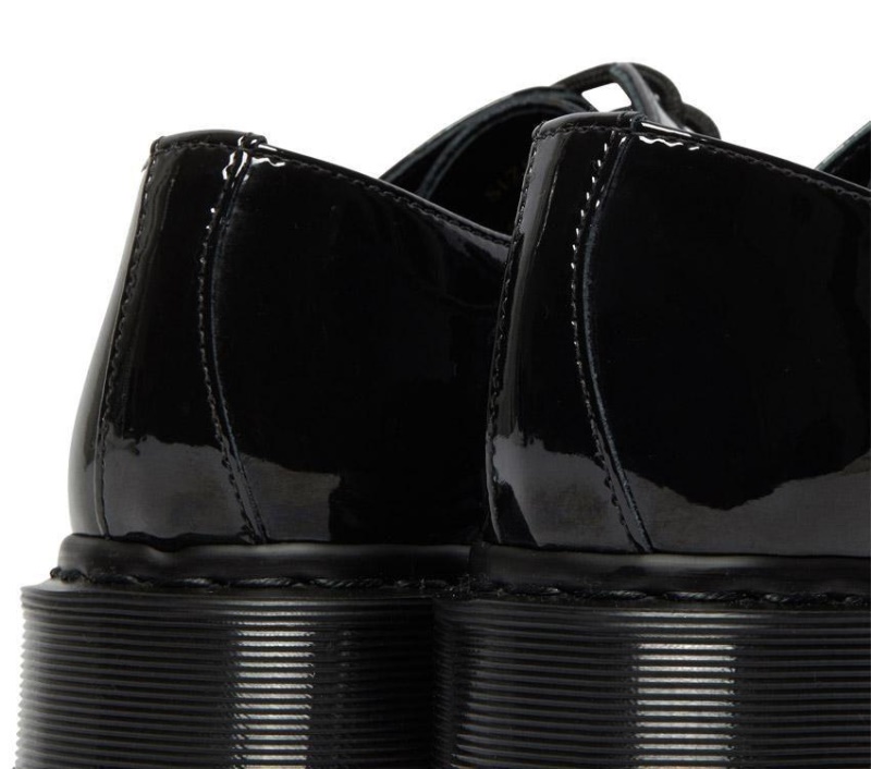 Charol Negro Lámparas Dr.martens Botas 1461 Mono Charol Oxford