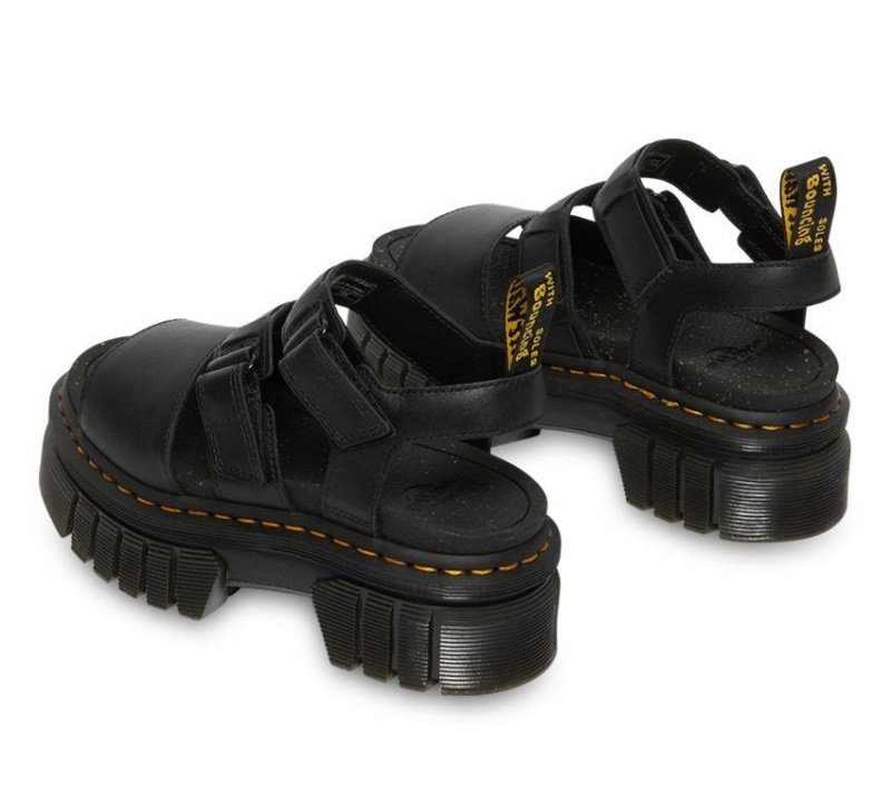 Negro Ricki Nappa Lux Dr.martens Botas