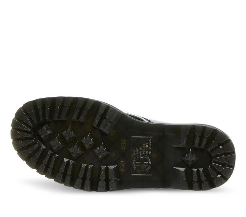 Lámpara De Charol Negro/plata Lámpara De Charol Molly Dr.martens Botas