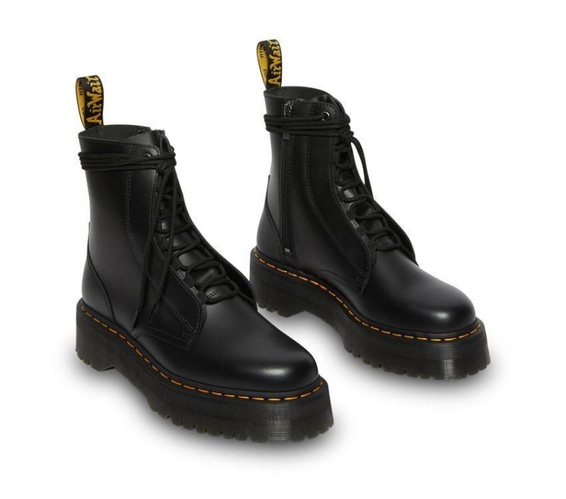 Negro Liso Jarrick Liso Dr.martens Botas