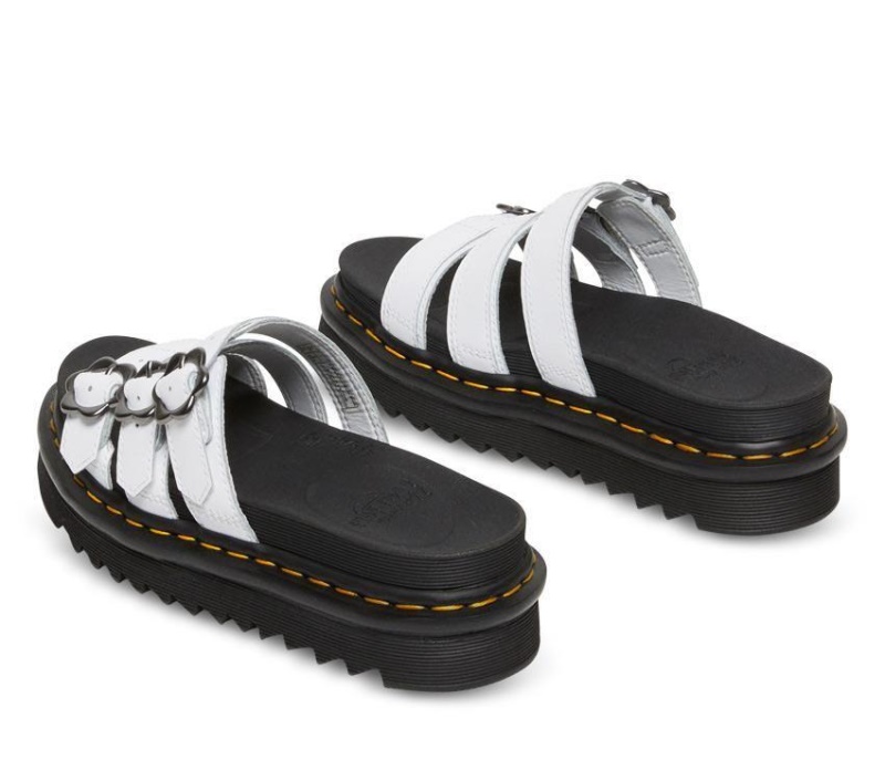 Blaire Floral Slide White Hydro Dr.martens Botas