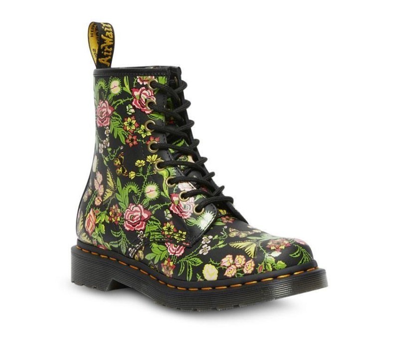 Bloom (base Negra) 1460 Floral Bloom Dr.martens Botas
