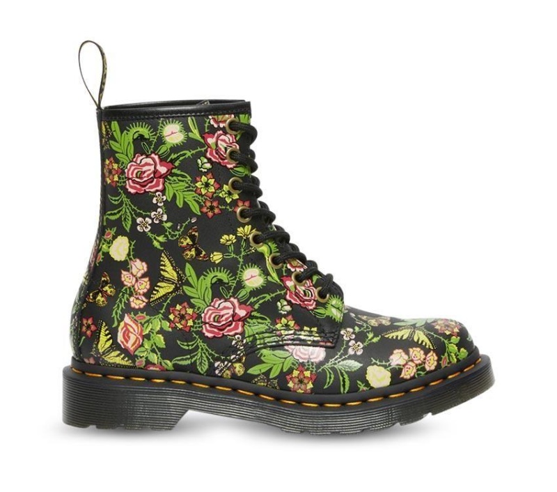 Bloom (base Negra) 1460 Floral Bloom Dr.martens Botas