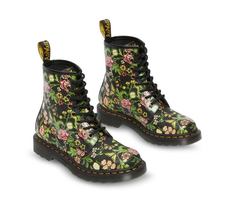 Bloom (base Negra) 1460 Floral Bloom Dr.martens Botas