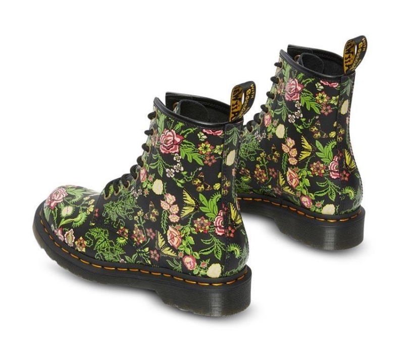 Bloom (base Negra) 1460 Floral Bloom Dr.martens Botas
