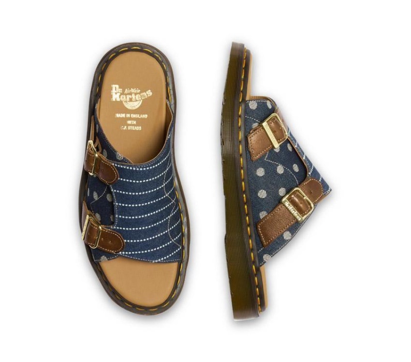 Azul Oscuro/crudo/azul Oscuro/crudo-marrón Bronce Dr.martens Botas Hechas En Inglaterra Dayne