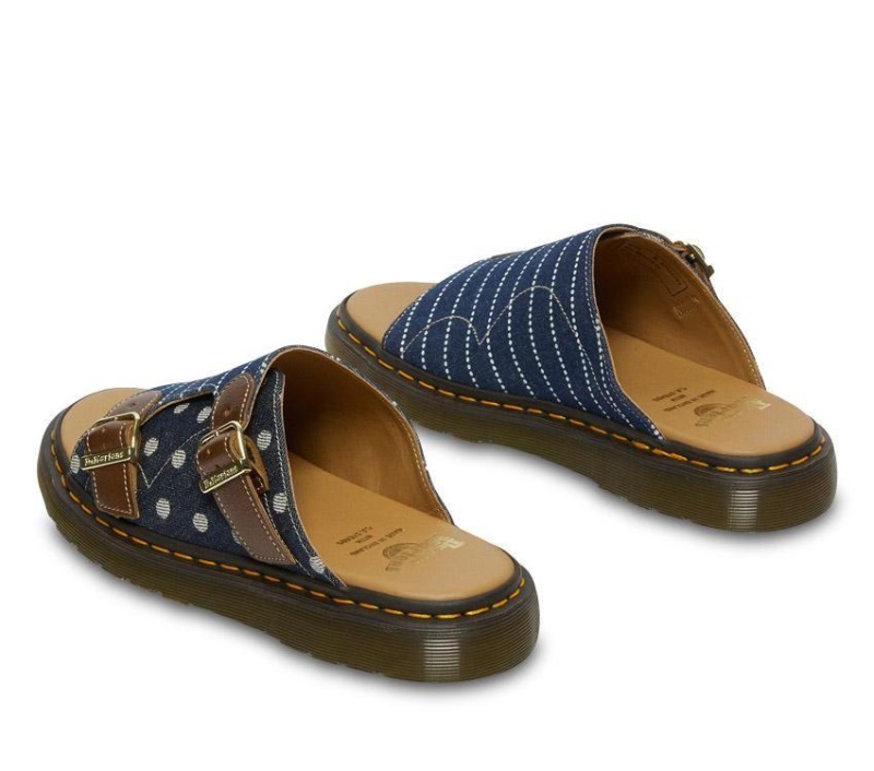 Azul Oscuro/crudo/azul Oscuro/crudo-marrón Bronce Dr.martens Botas Hechas En Inglaterra Dayne