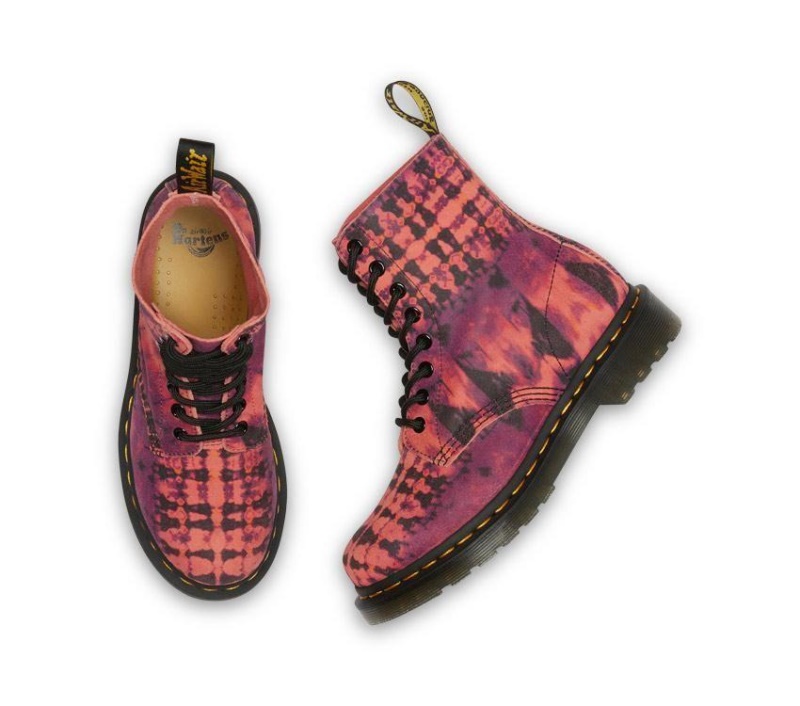 Dr.martens Botas 1460 Pascal Tie Dye Morado Verano Tie Dye