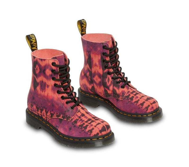 Dr.martens Botas 1460 Pascal Tie Dye Morado Verano Tie Dye
