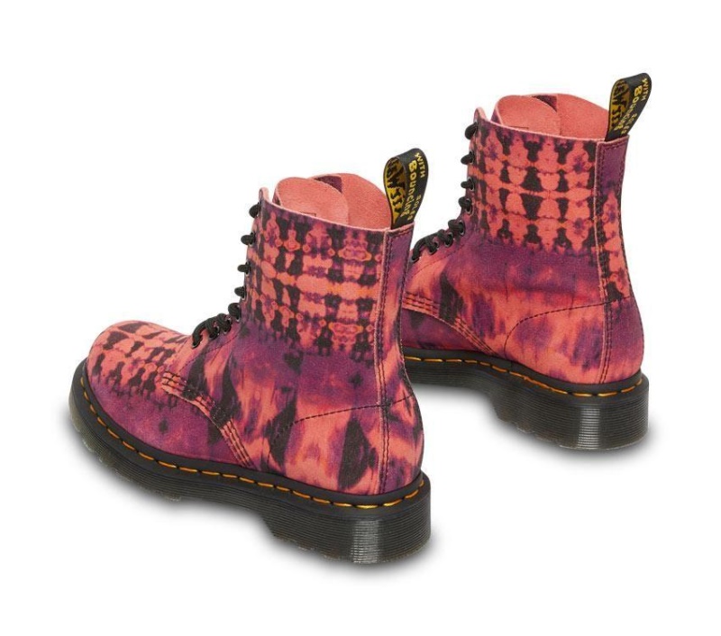 Dr.martens Botas 1460 Pascal Tie Dye Morado Verano Tie Dye