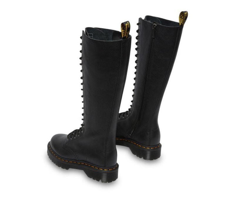 Dr.martens Botas 1b60 Bex Botas Hasta La Rodilla Negro Pisa