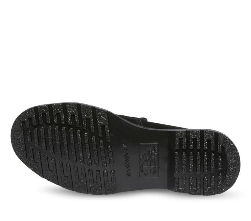 Dr.martens Botas Negro E.h Suede Mocasín Con Borlas Adrian E.h Suede