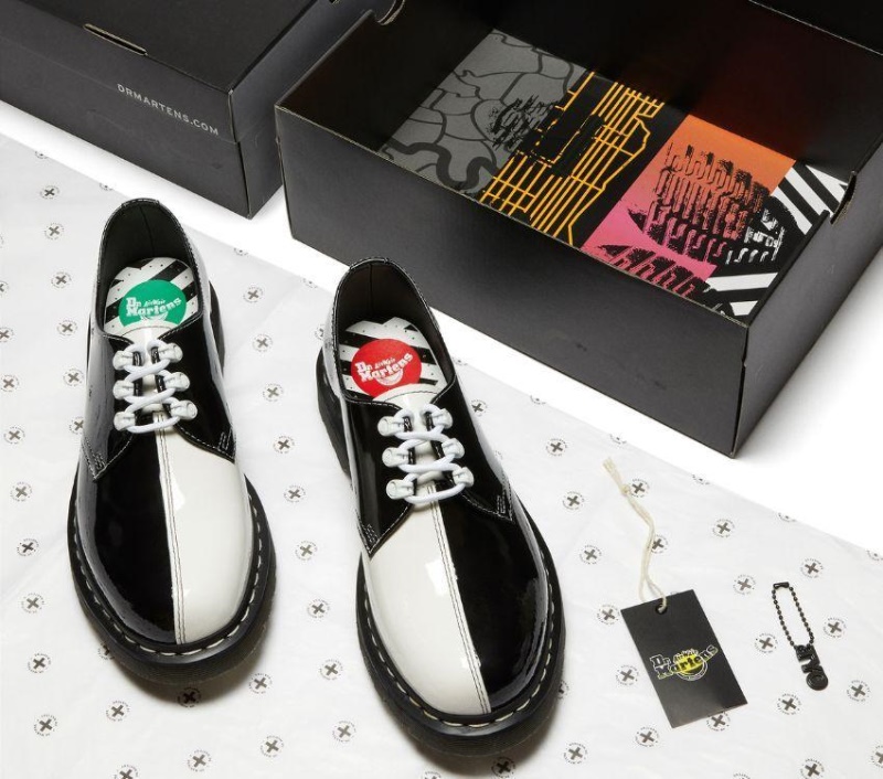 Dr.martens Botas Negro/blanco 1461 Tokyo