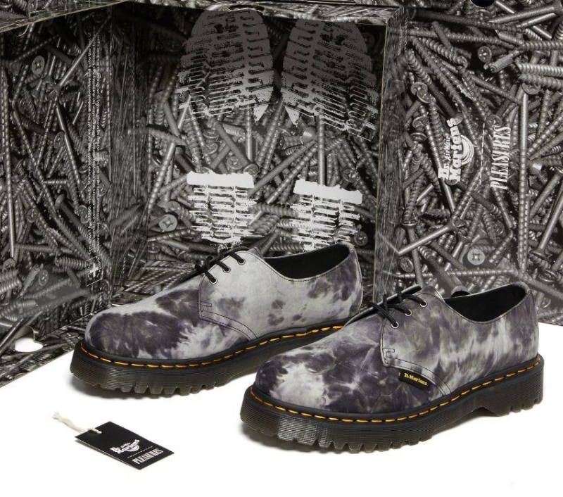 Dr.martens Botas Negro Blanco Tie Dye Poly Placeres 1461 Bex