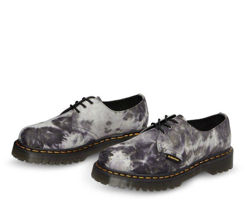 Dr.martens Botas Negro Blanco Tie Dye Poly Placeres 1461 Bex