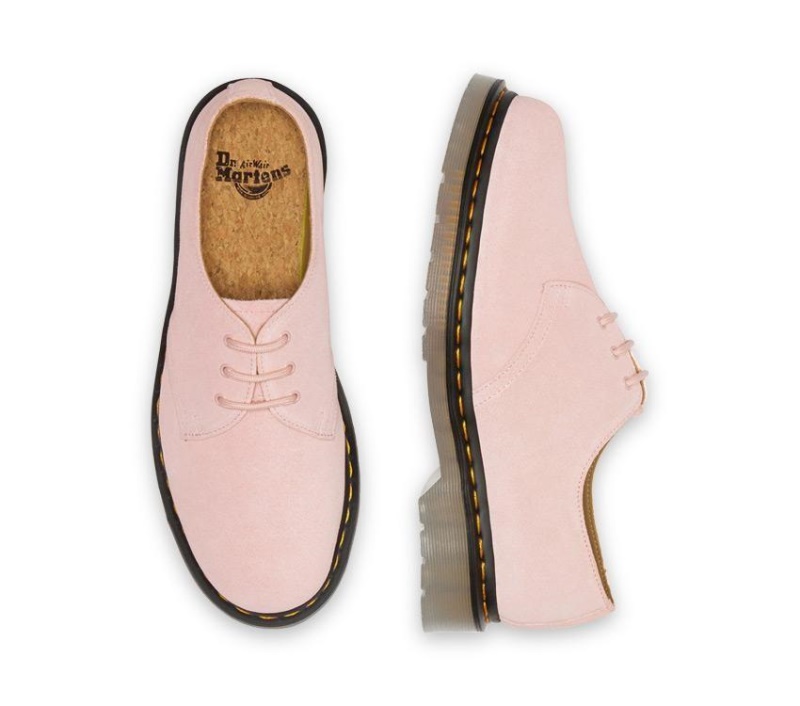 Dr.martens Botas Rosa Tiza 1461 Zapato De Ante Helado