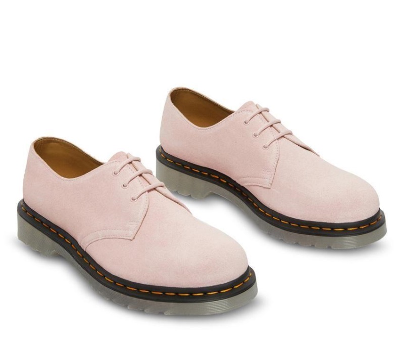 Dr.martens Botas Rosa Tiza 1461 Zapato De Ante Helado