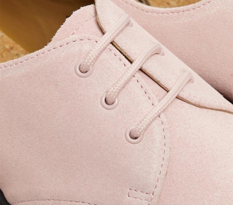 Dr.martens Botas Rosa Tiza 1461 Zapato De Ante Helado