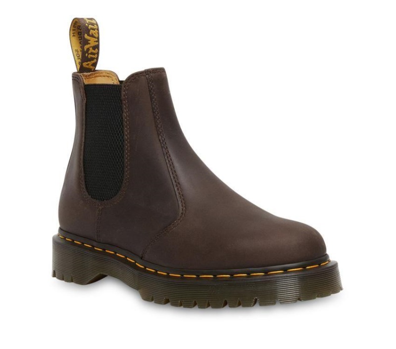 Dr.martens Botas Marrón Oscuro Crazy Horse 2976 Bex Crazy Horse Chelsea Boot