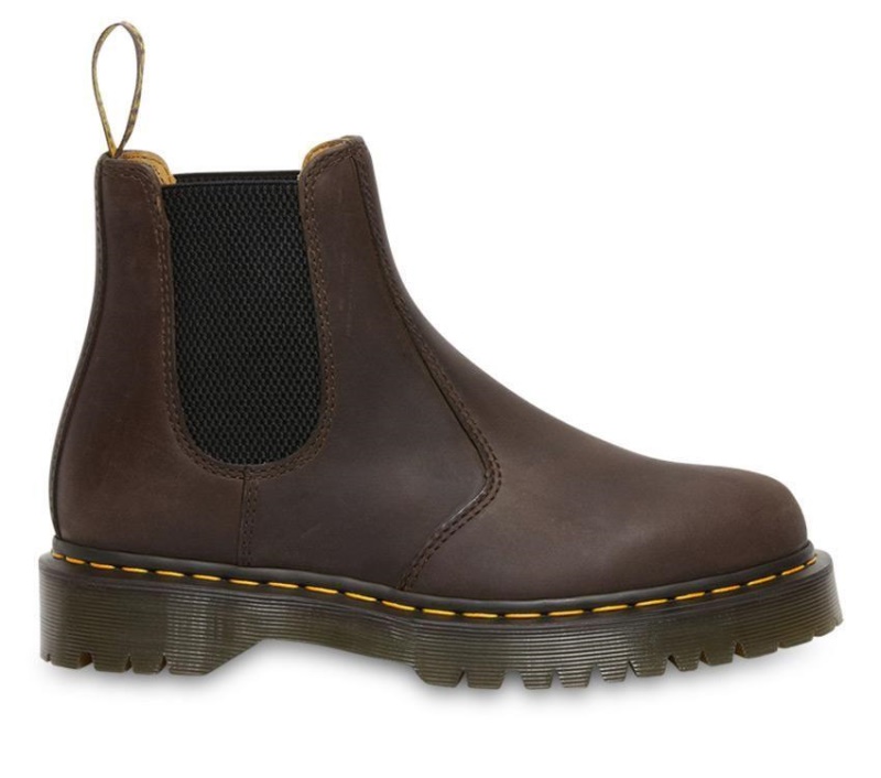 Dr.martens Botas Marrón Oscuro Crazy Horse 2976 Bex Crazy Horse Chelsea Boot
