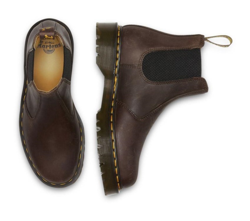 Dr.martens Botas Marrón Oscuro Crazy Horse 2976 Bex Crazy Horse Chelsea Boot