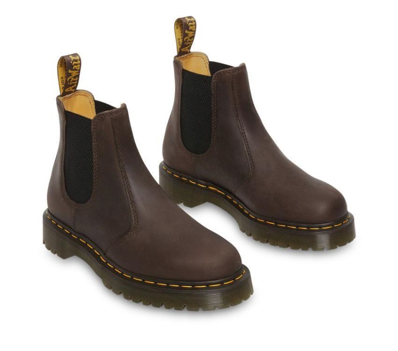 Dr.martens Botas Marrón Oscuro Crazy Horse 2976 Bex Crazy Horse Chelsea Boot