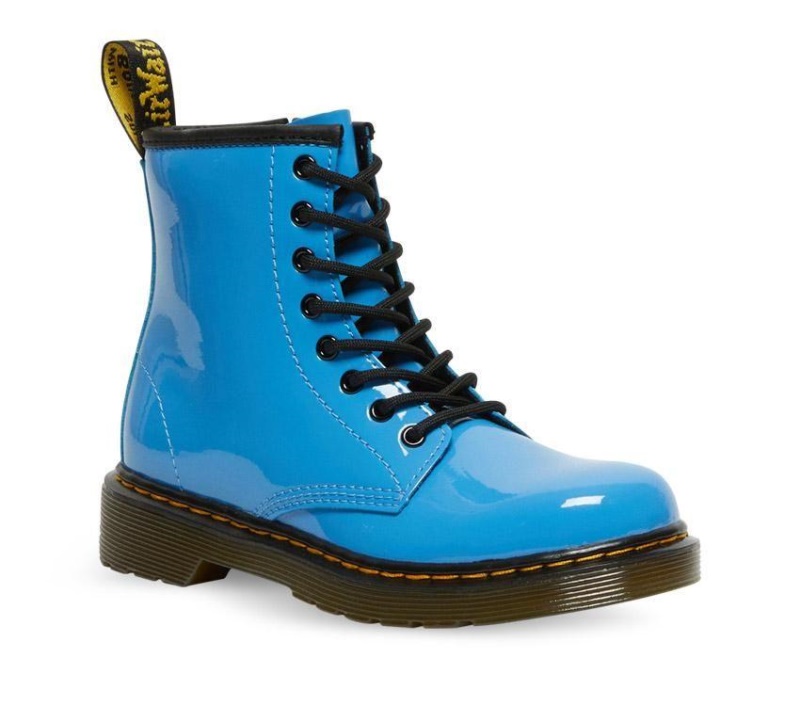 Dr.martens Botas Juniors 1460 Boot Mid Blue Charol Lamper