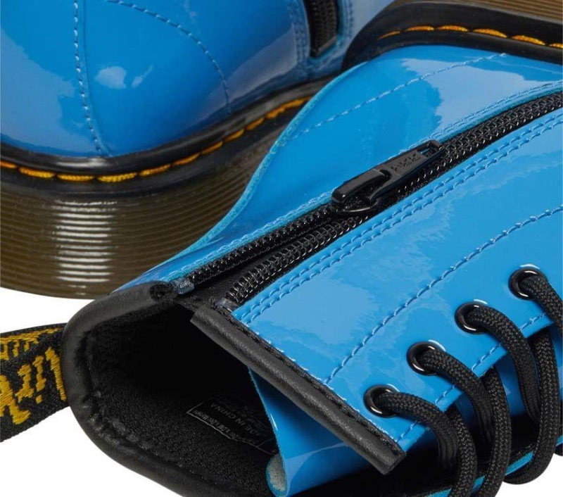 Dr.martens Botas Juniors 1460 Boot Mid Blue Charol Lamper